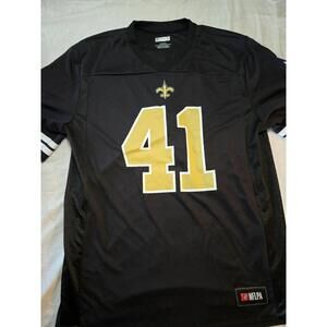 NFL TEAM APPAREL Alvin Kamara #41 XL Black Fan Apparel Licensed Football Saints